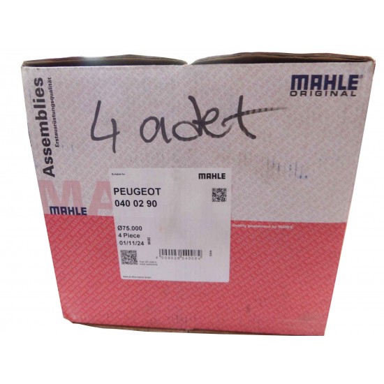 ست کامل بوش پیستون رینگ استاندارد Mahle - موتور 206 TU3