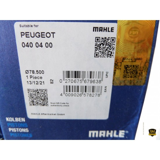 پیستون رینگ NFU پژو 206 تیپ 5 استاندارد - Mahle 